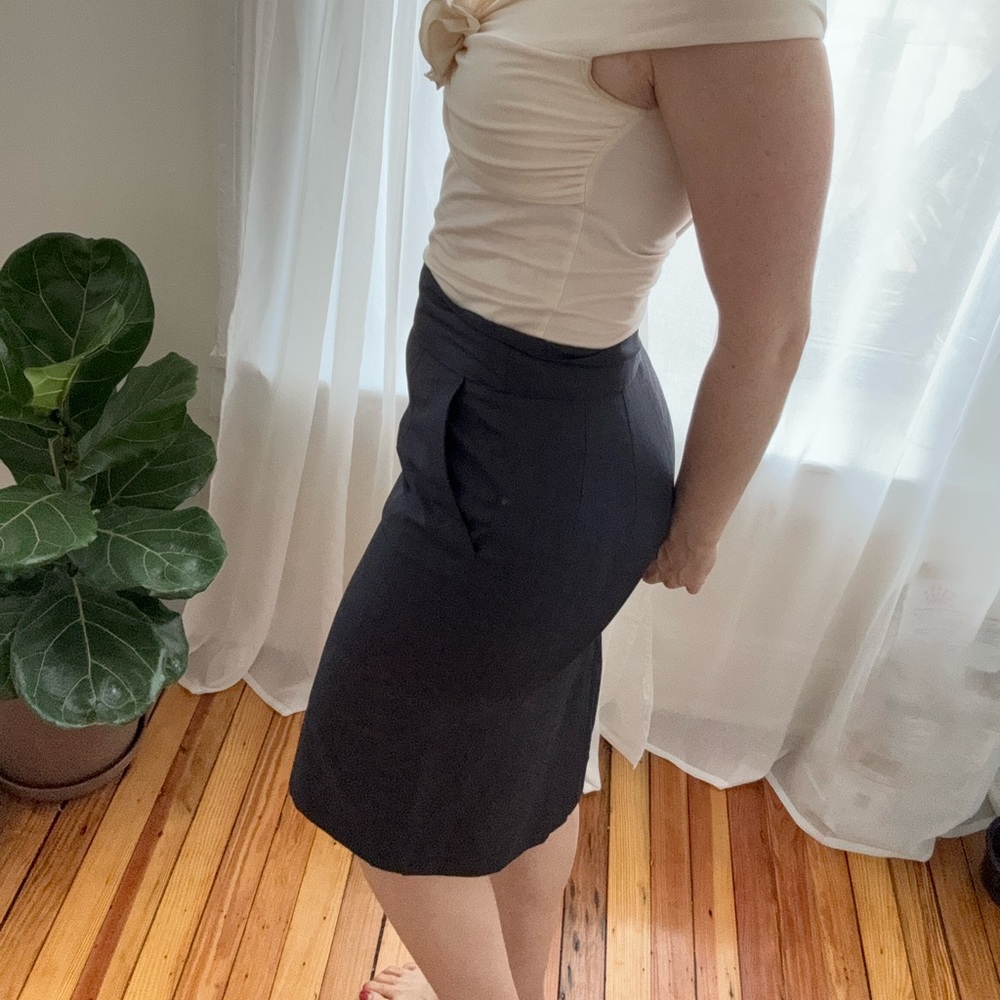 Banana Republic gray/blue pencil skirt